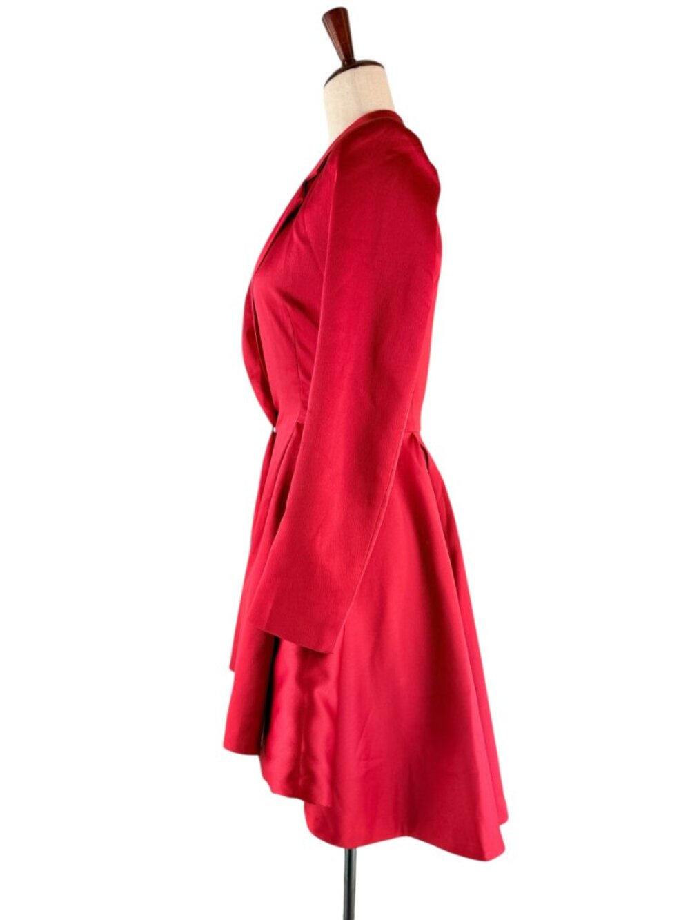 HOUSE OF CB Red Simoneta Satin Tailored Blazer Mini Dress Size XS - Picture 7 of 11